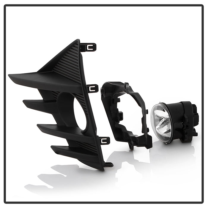 FR SPORT Spyder Toyota Prius C 2019 OEM Style LED Fog Lights w/OEM Fit Switch - Clear 5086365 -...