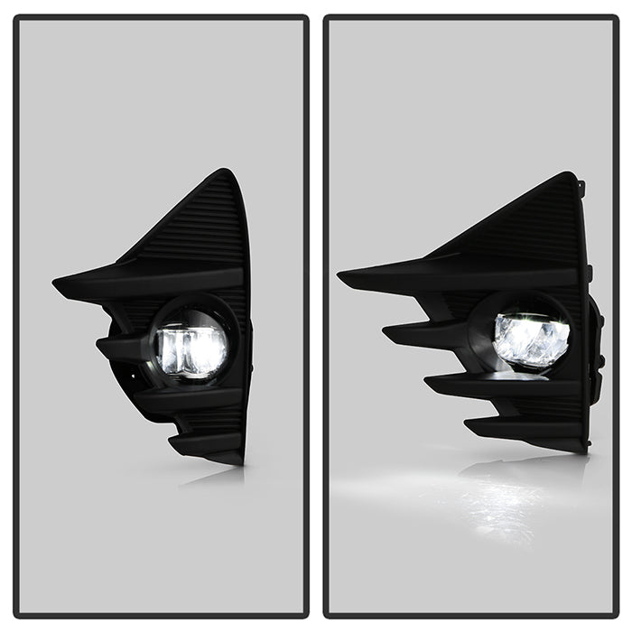 FR SPORT Spyder Toyota Prius C 2019 OEM Style LED Fog Lights w/OEM Fit Switch - Clear 5086365 -...