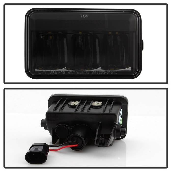 Spyder 15-16 Ford F-150 Fog Light - Black FL-YD-FF15015-LED-BK 5083975