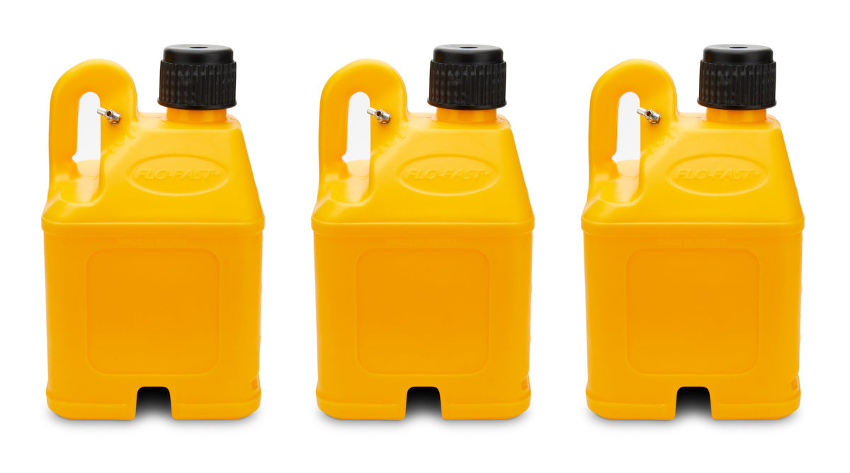 Utility Container Yellow (Case of 3) Stackable - 501043