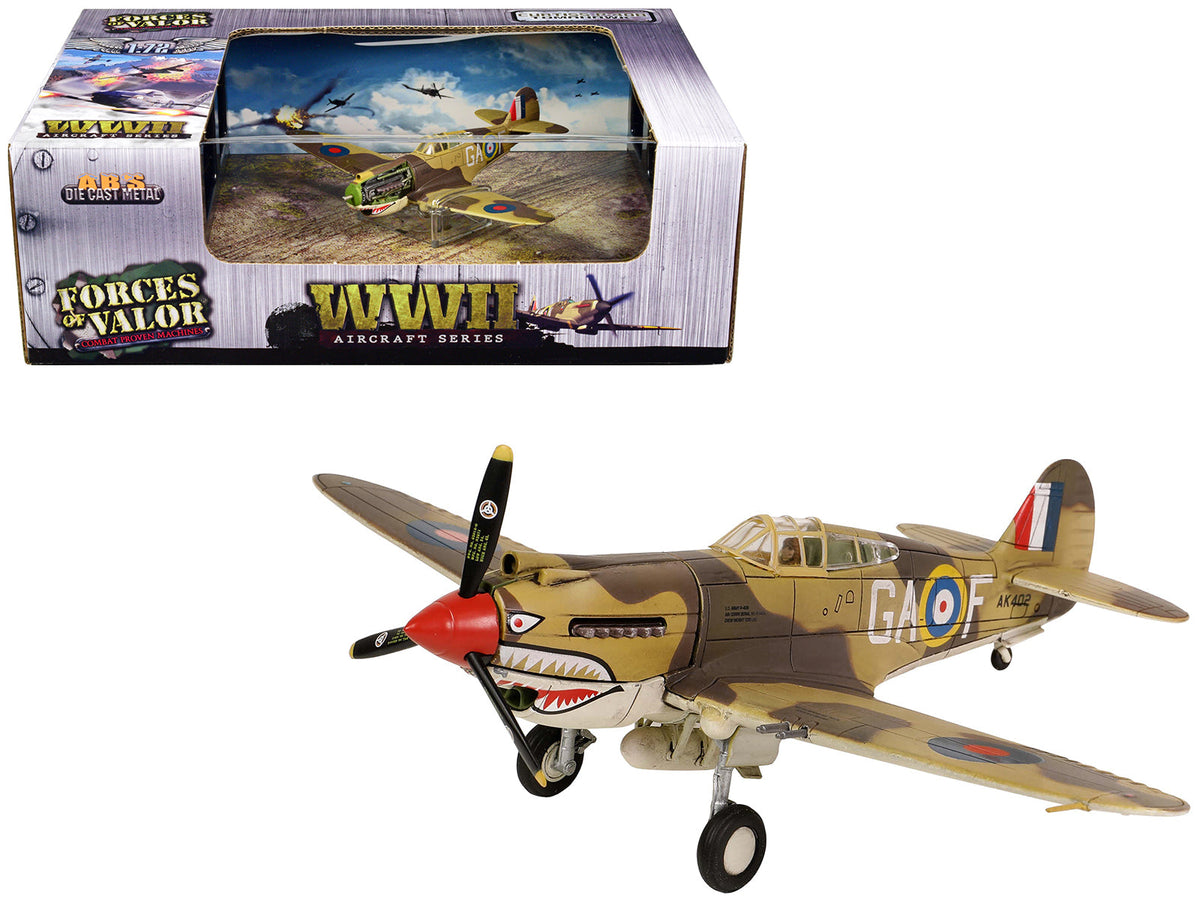 Rapid Vehicles Curtiss P-40B Tomahawk MK IIB Aircraft Fighter "112 Squadron (Royal Air Force)...