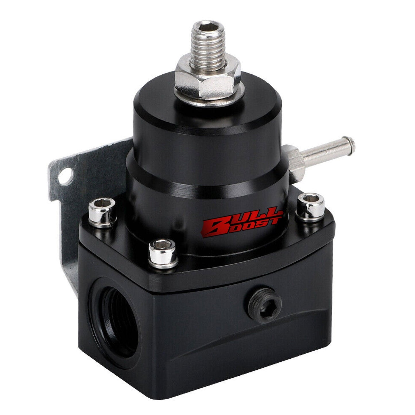 Racing Adjustable Fuel Pressure Regulator Kit W- 100PSI Oil Gauge AN-6 Hoses