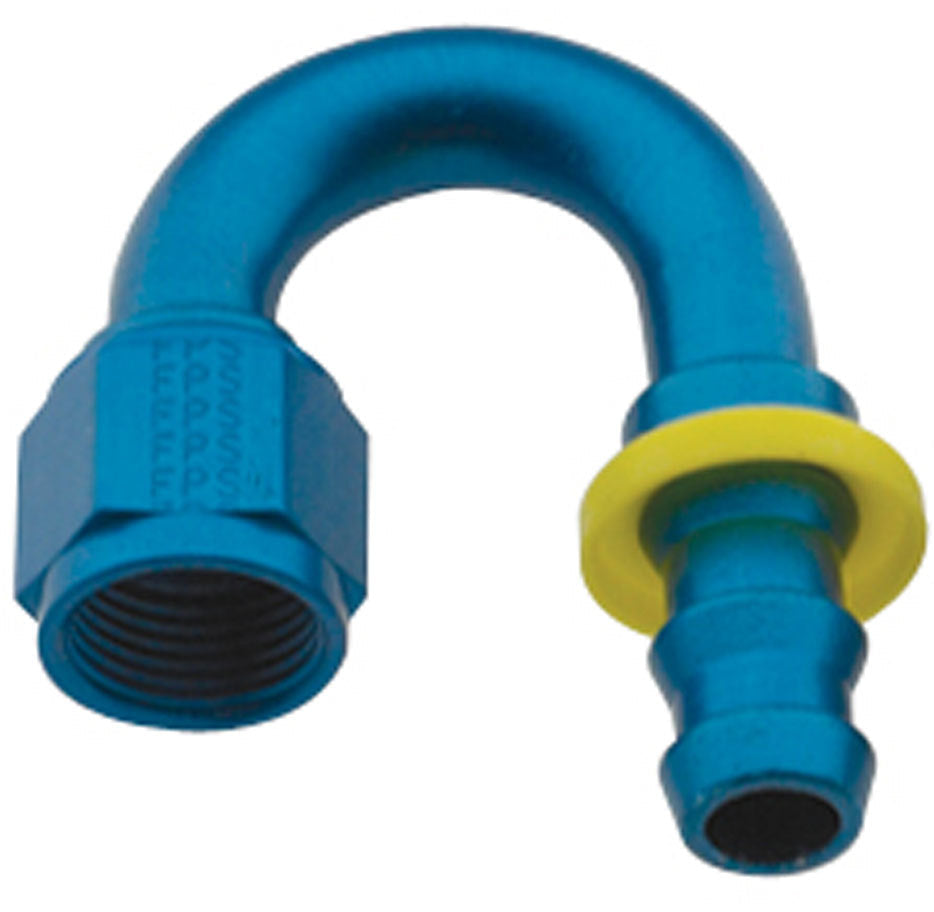 Hose Fitting #8 180 Deg Push Lock - 218008