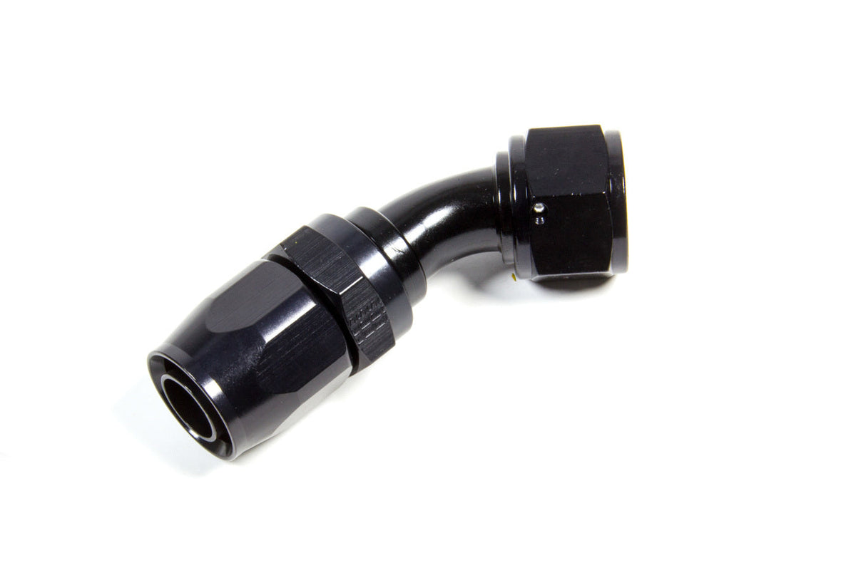 Hose Fitting #10 45 Deg. to #12 Hose Black - 224511BL