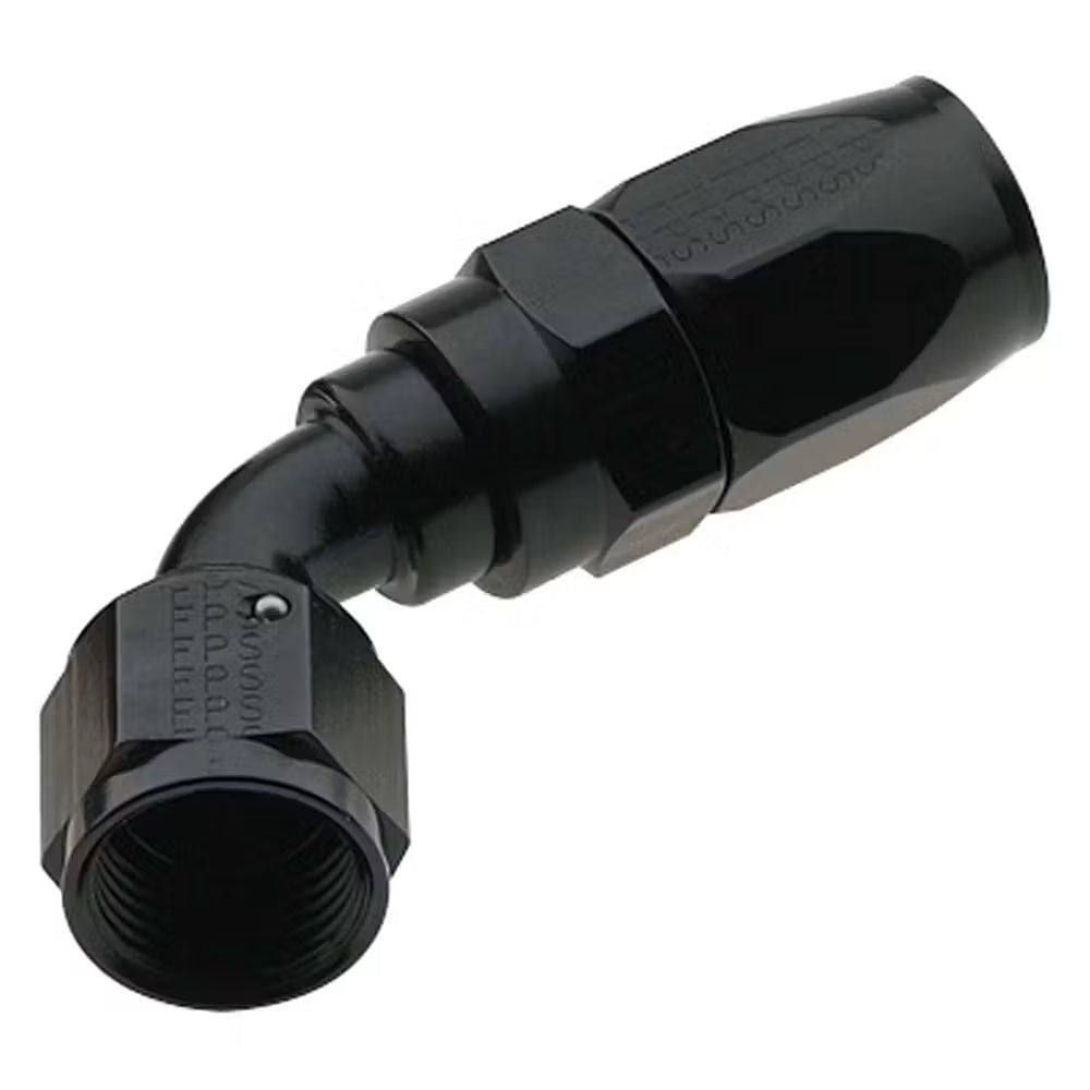 Hose Fitting #12 60 Deg. to #16 Hose Black - 226013BL