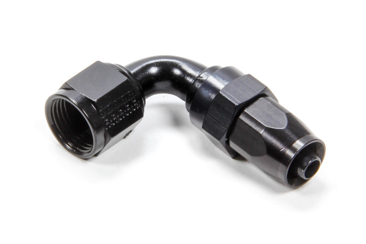 Hose Fitting #8 90 Deg. to #6 Hose Black - 229007BL