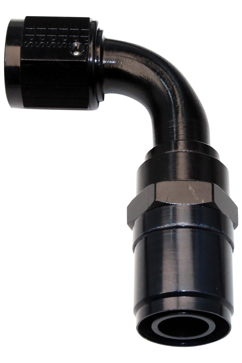 #8 Race-Rite Crimp-On Hose End 90-Degree - 2609008