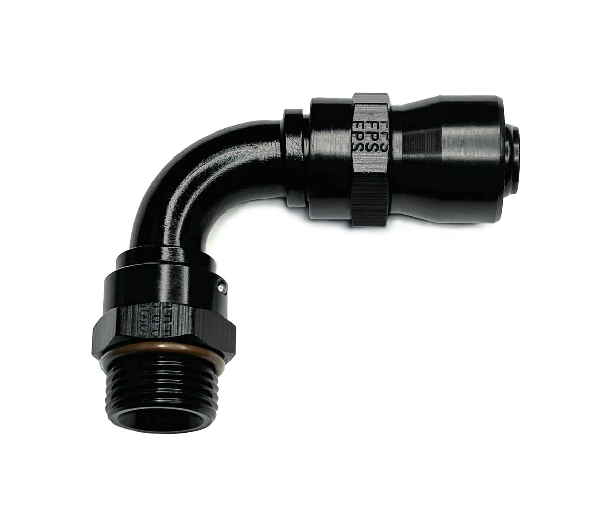 12an ORB Male 90-Deg Crimp Hose End - 3109012RAD