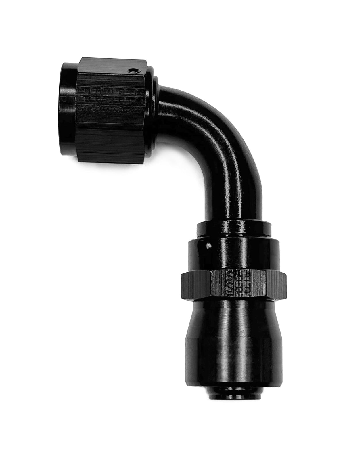 #12 90-Degree Crimp Hose Fitting - 3109012