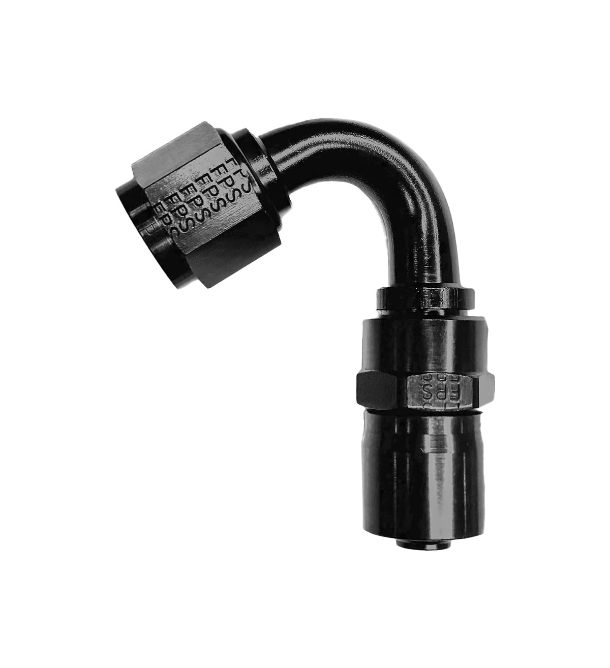 #10 120-Deg Crimp Hose Fitting - 3112010