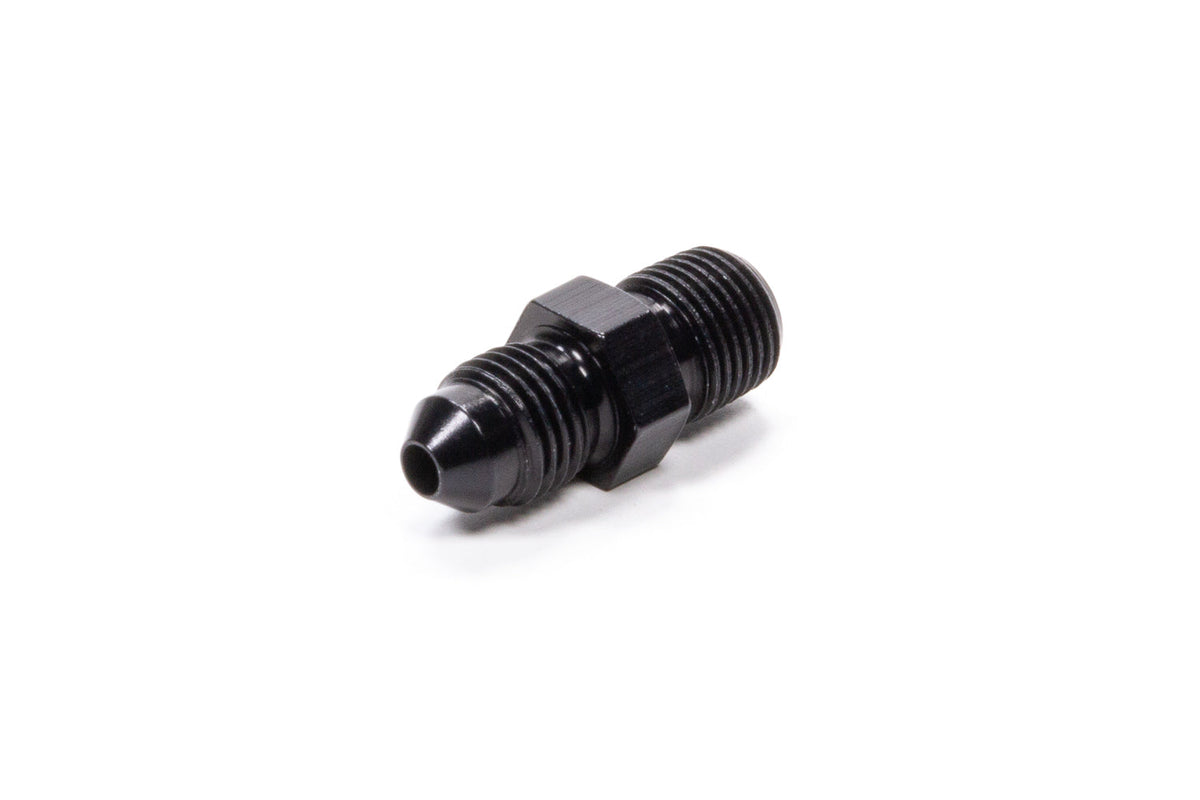 Straight Adapter Fitting #3 x 1/8 MPT Black - 481603BL