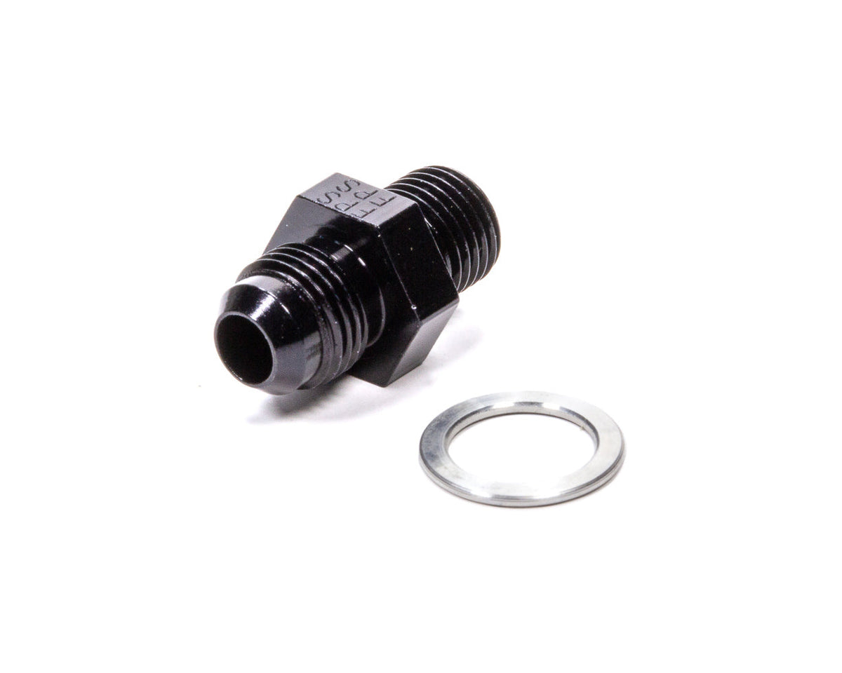 Trans Adapter Fitting #6 x 1/4 MPT Black - 481670BL