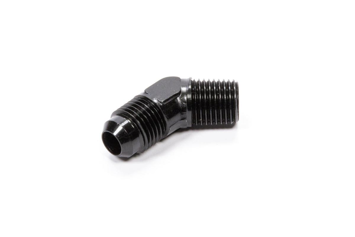 45 Deg Adapter Fitting #3 x 1/8 MPT Black - 482303BL