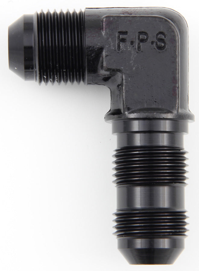 #6 x 90 Deg Bulkhead Fitting Black - 483306BL