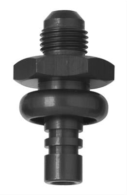 6an to Ford EFI .550 Shank Fitting Black - 491985BL