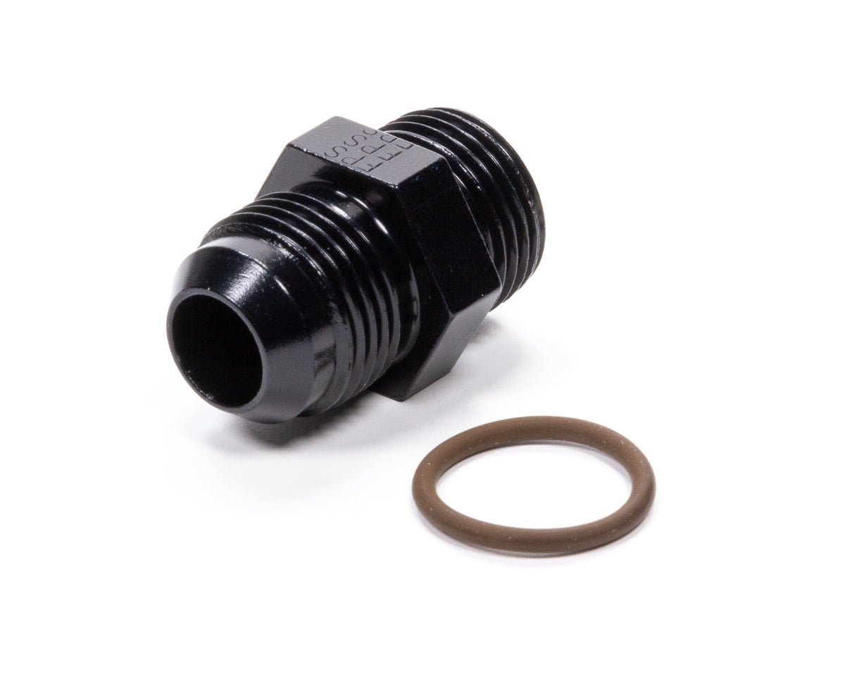 #10 x 7/8-14 (#10)Radius O-Ring Fitting Black - 495106BL