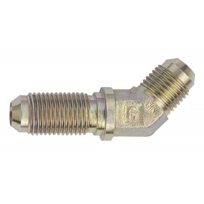 #3 x 45 Deg Bulkhead Fitting Steel - 583703
