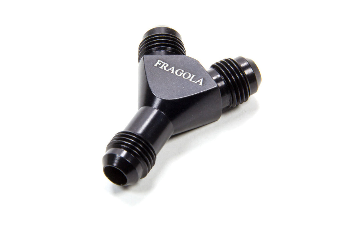 6an Y-Male Fitting Black - 900606BL