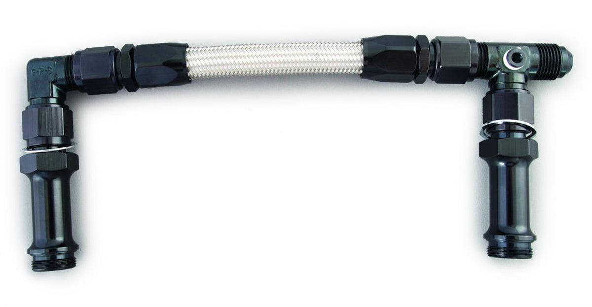Dual Inlet Fuel Line Kit Black - 920003BL
