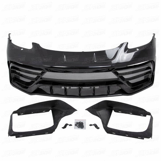 Bull Boost Performance Half Carbon Fiber Front Bumper for Porsche Cayman 718 Gen 16-18