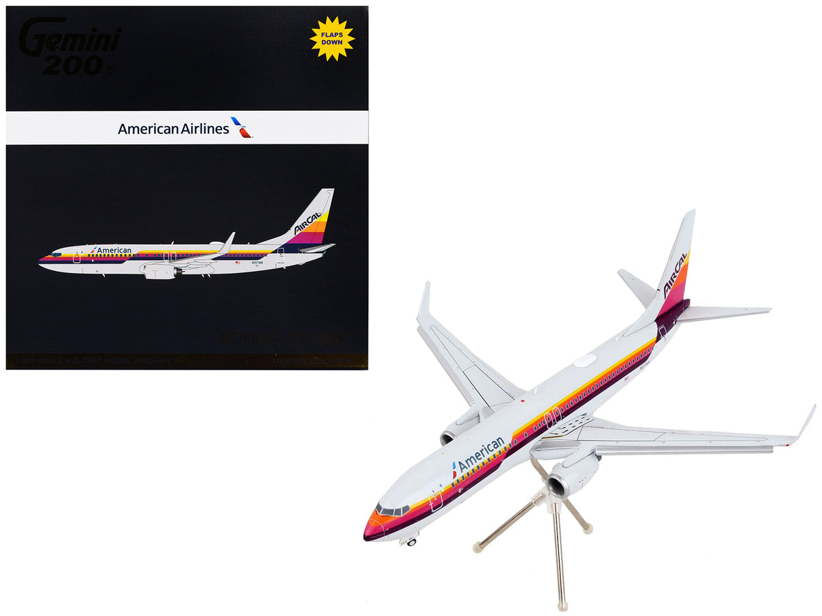 Rapid Vehicles Boeing 737-800 Commercial Aircraft with Flaps Down "American Airlines - AirCal"...