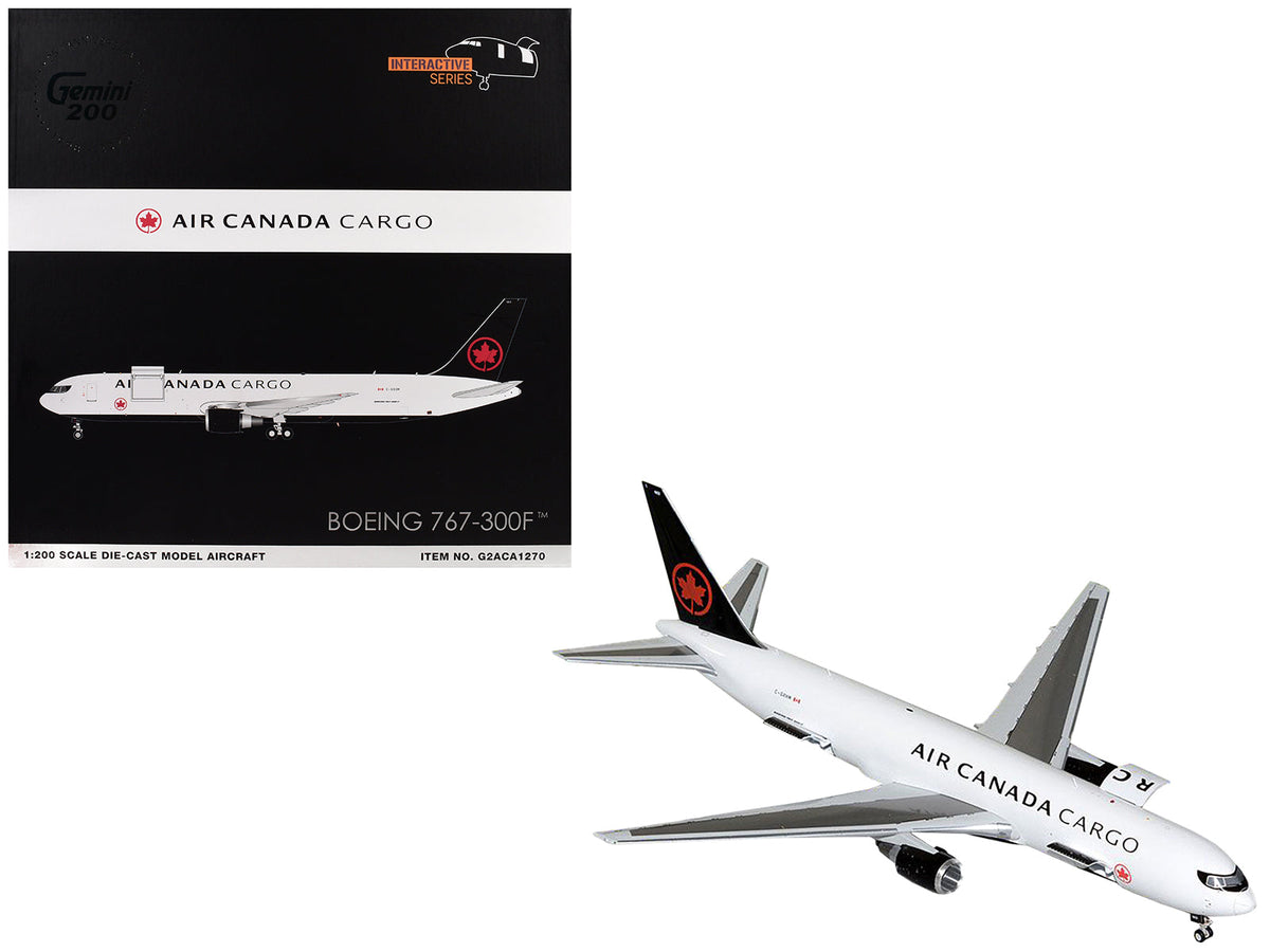 Rapid Vehicles Boeing 767-300F Commercial Aircraft "Air Canada Cargo" (C-GXHM) White with Black...