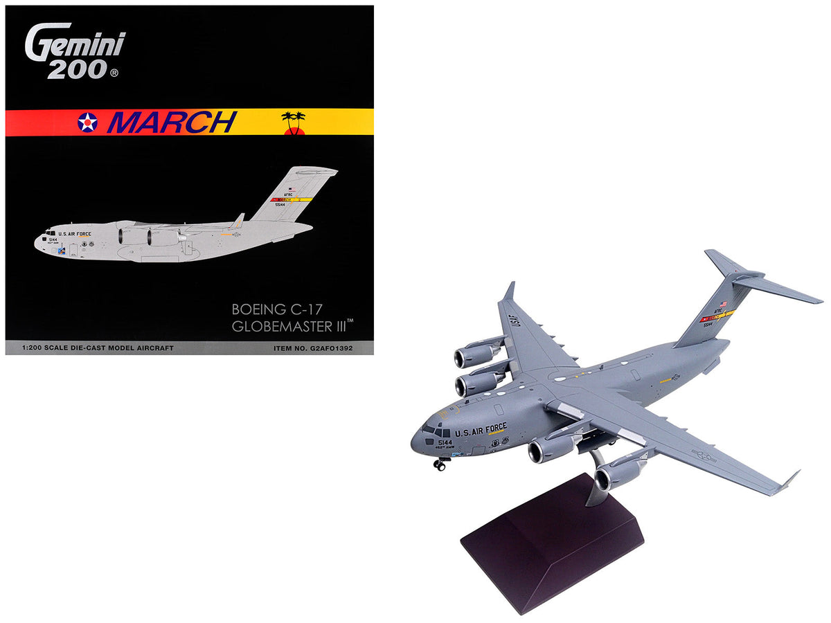 Rapid Vehicles Boeing C-17 Globemaster III Transport Aircraft "March Air Reserve Base" United...