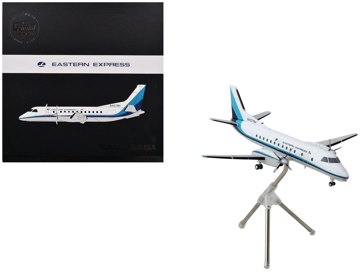 Rapid Vehicles Saab 340A Commercial Aircraft "Eastern Express/Bar Harbor" (N407BH) White with...