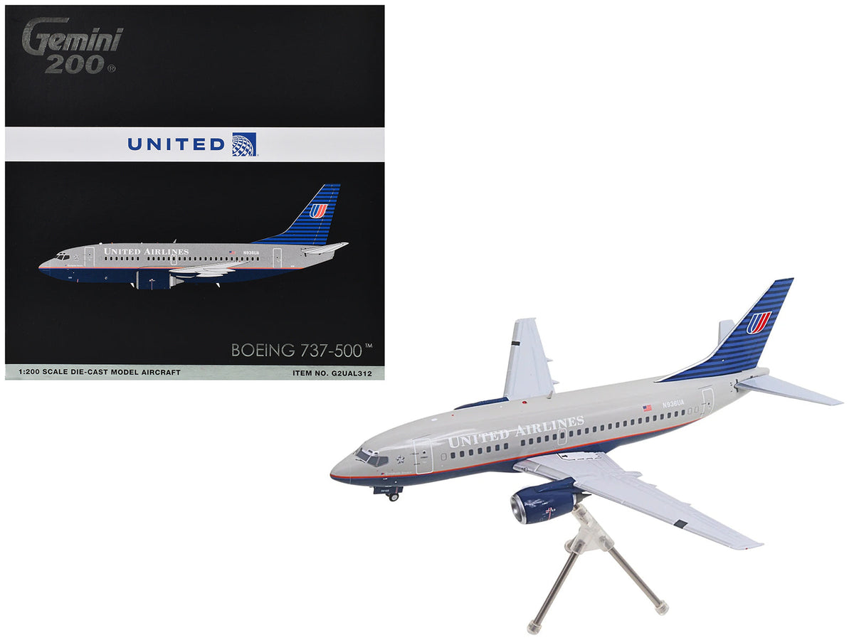 Rapid Vehicles Boeing 737-500 Commercial Aircraft "United Airlines - Classic 737 Series" (N936UA)...