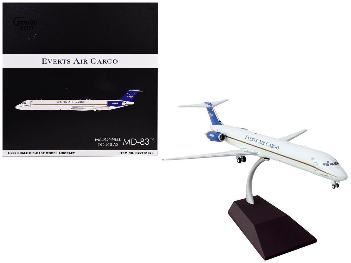Rapid Vehicles McDonnell Douglas MD-88 Commercial Aircraft "Everts Air Cargo" (N965CE) White with...