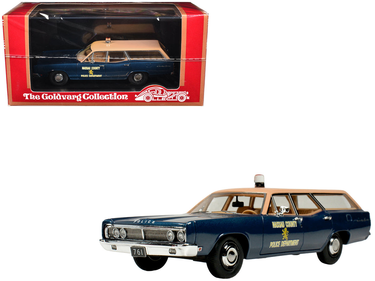 Rapid Vehicles 1970 Ford Country Squire Wagon Police Car "Nassau County Police Department" Blue...
