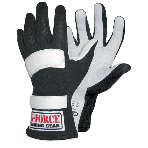 GF5 Racing Gloves X- Small Black - 4101XSMBK