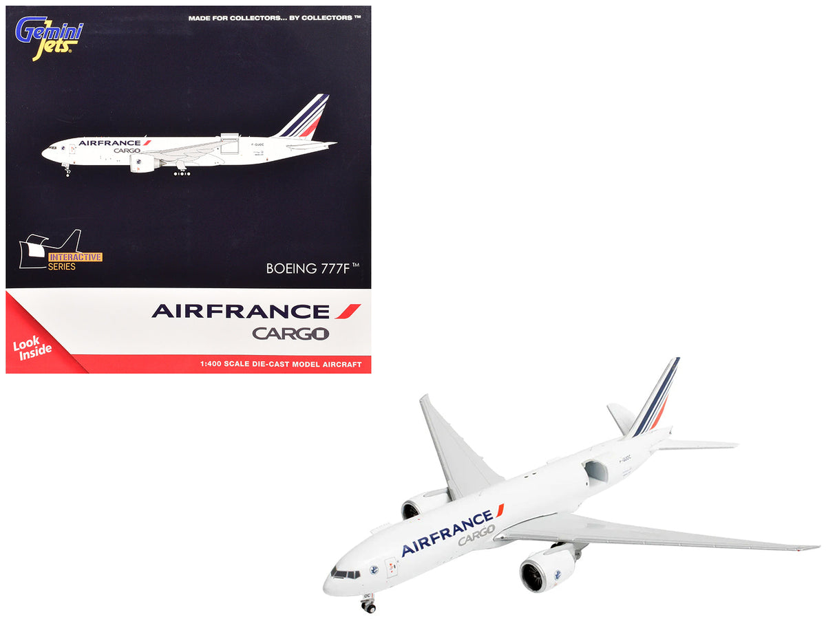 Rapid Vehicles Boeing 777F Commercial Aircraft "Air France Cargo" (F-GUOC) White with Red and...