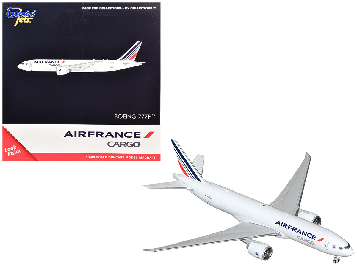 Rapid Vehicles Boeing 777F Commercial Aircraft "Air France Cargo" (F-GUOC) White with Red and...