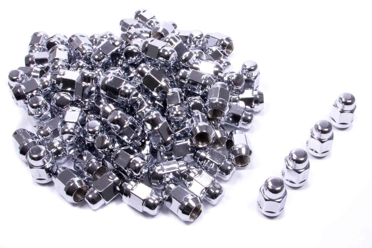 100 Lugnuts 7/16 Acorn Bulge 13/16 Hex - 91178