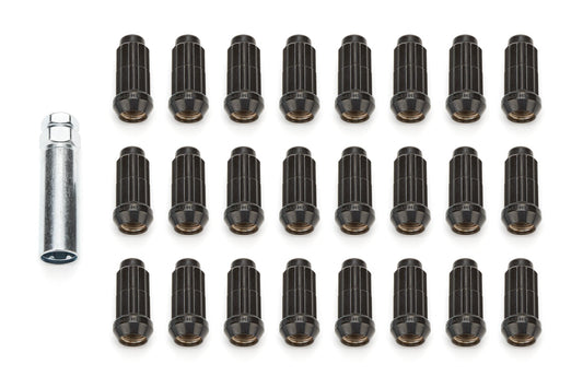 14mm x 1.50 6 Lug Kit Black Chrome Small Dia. - K6TS14150BGR
