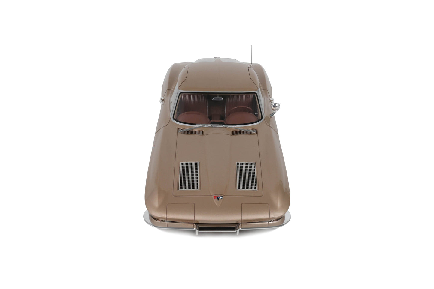 GT Spirit 1963 Chevy Corvette C2 Coupe Saddle Tan 1:12