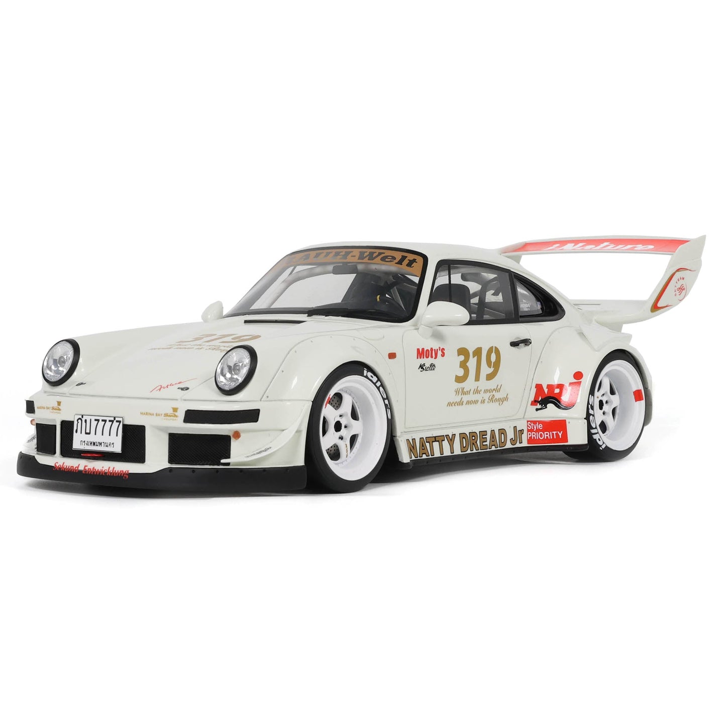 GT Spirit 2024 Porsche 911 964 RWB Natty Dread Jr White 1:18
