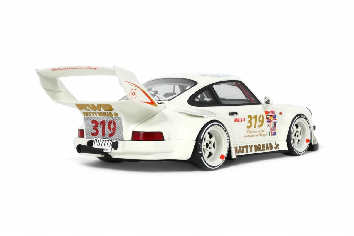GT Spirit 2024 Porsche 911 964 RWB Natty Dread Jr White 1:18