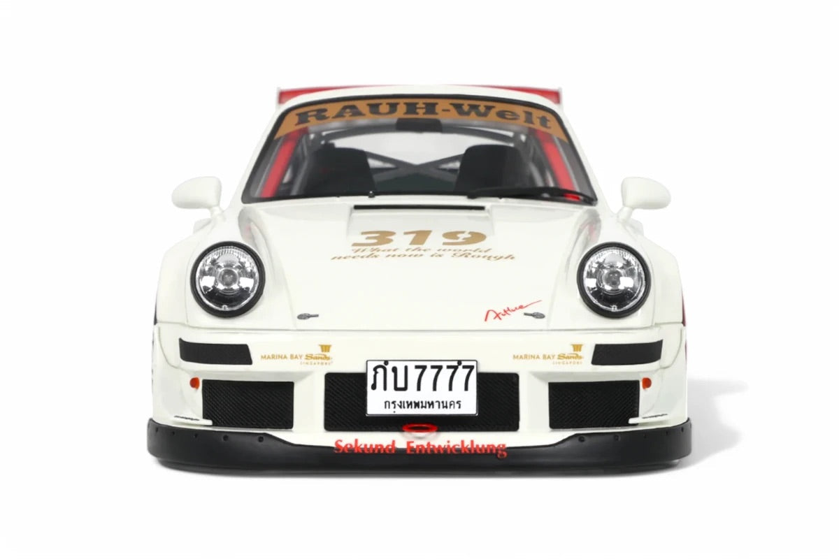 GT Spirit 2024 Porsche 911 964 RWB Natty Dread Jr White 1:18