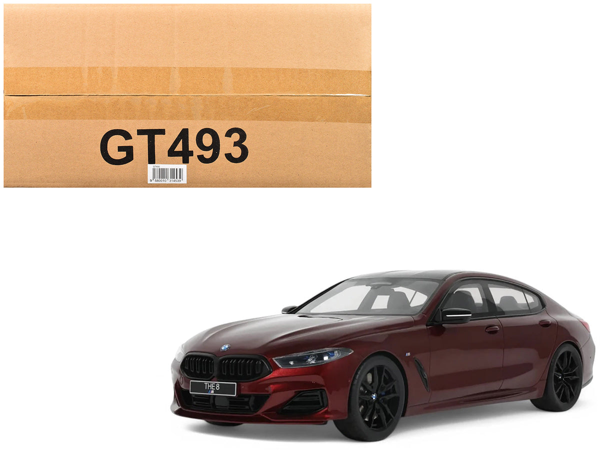 Rapid Vehicles 2023 BMW M850I xDrive M Performance Aventurine Red with Carbon Top 1/18 Model Car...