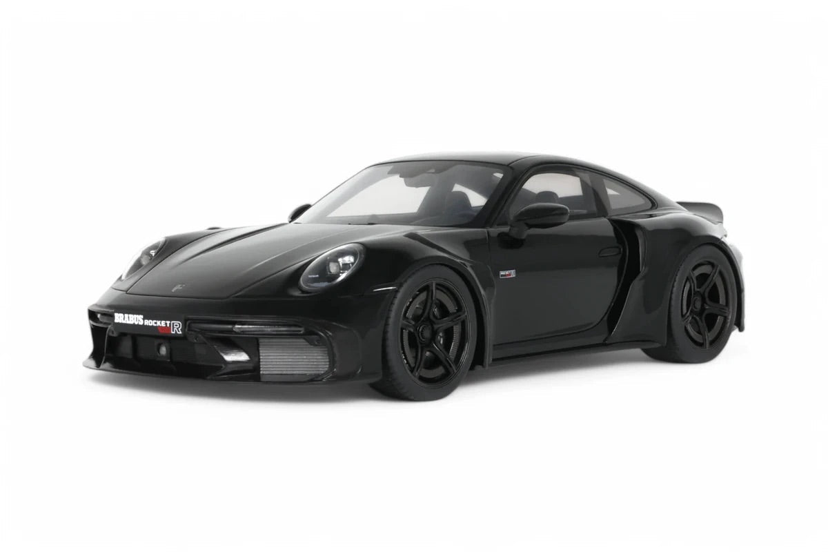 GT Spirit 2023 Brabus 900 Porsche 911 Turbo S Rocket R Black 1:18