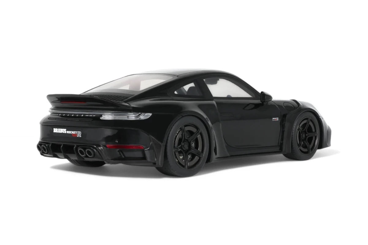 GT Spirit 2023 Brabus 900 Porsche 911 Turbo S Rocket R Black 1:18