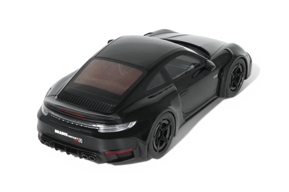GT Spirit 2023 Brabus 900 Porsche 911 Turbo S Rocket R Black 1:18