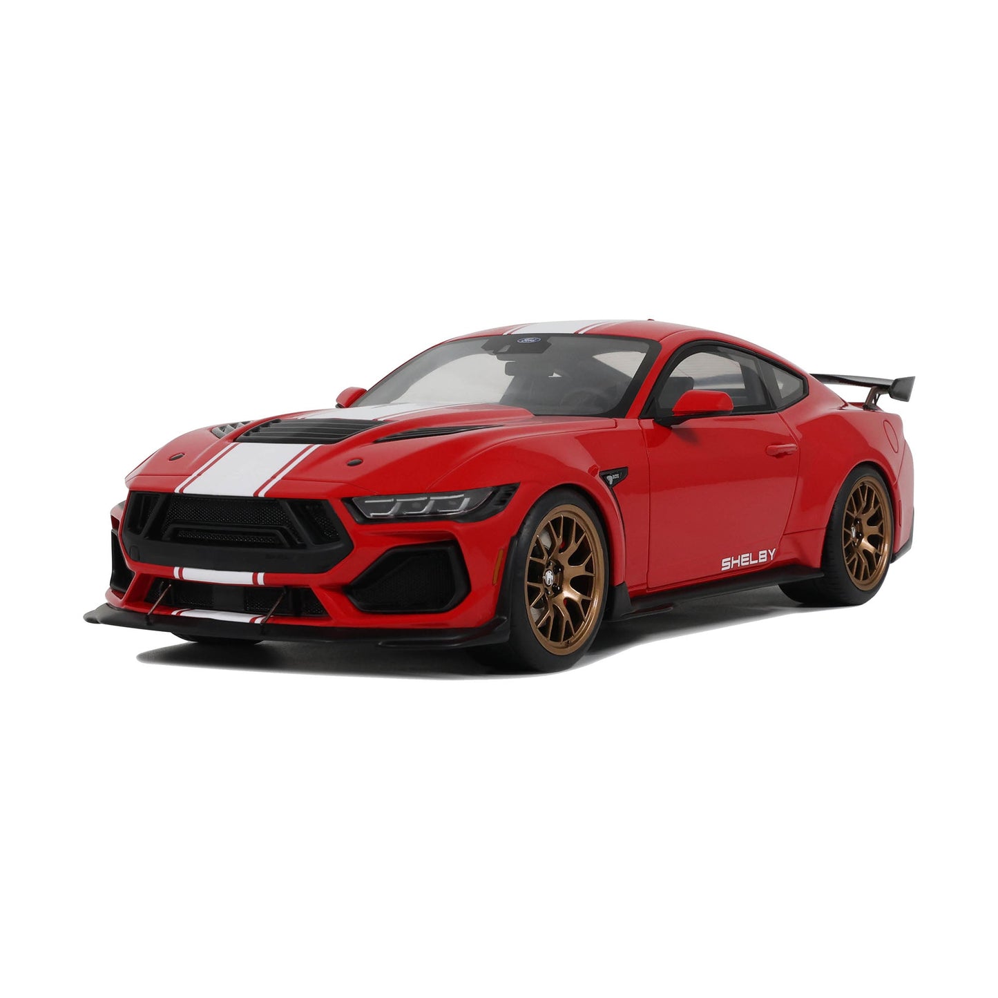 GT Spirit 2025 Ford Shelby Mustang Super Snake Race Red 1:18