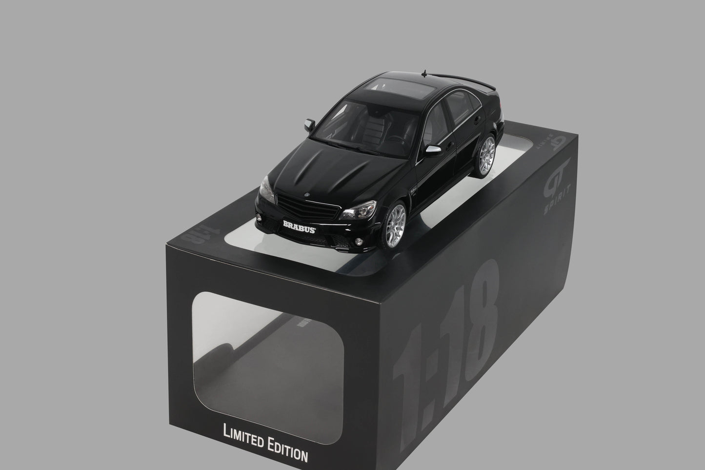 GT Spirit 2008 Mercedes Benz Brabus B63S (C63) W204 Obsidian Black 1:18