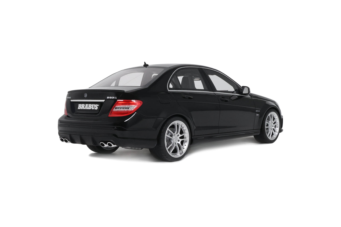 GT Spirit 2008 Mercedes Benz Brabus B63S (C63) W204 Obsidian Black 1:18