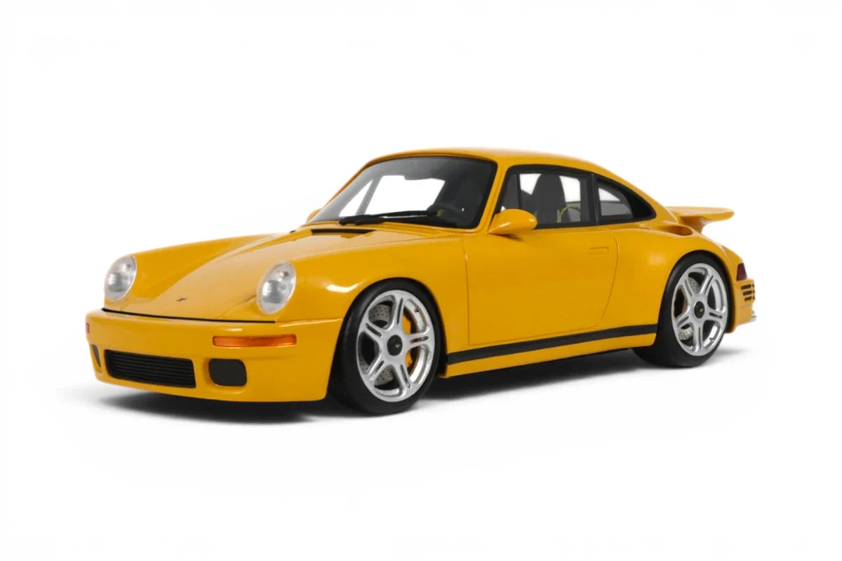 GT Spirit 2019 Porsche 911 RUF CTR Coupe Anniversary Speed Yellow 1:18