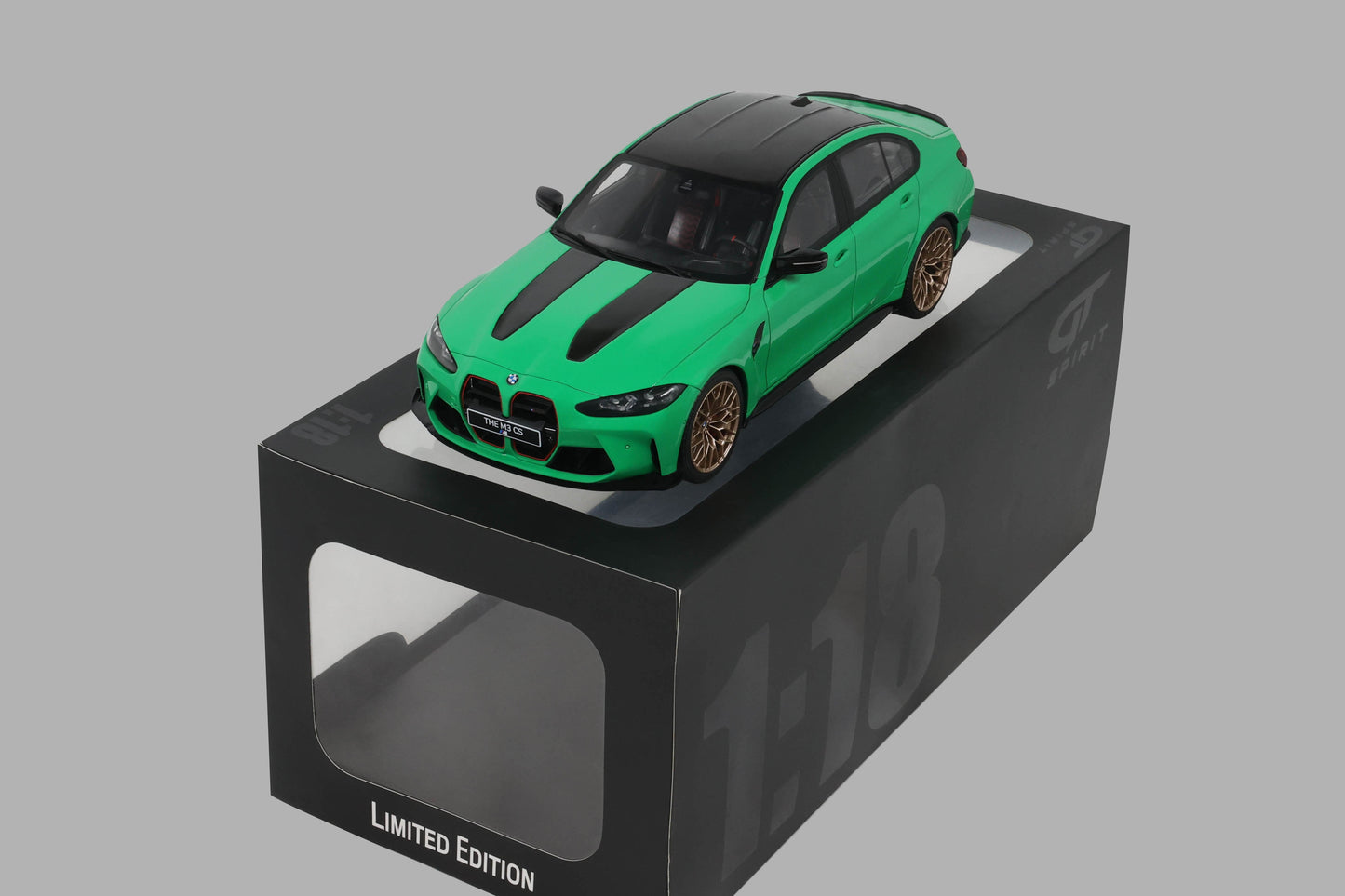 GT Spirit 2023 BMW G80 M3 CS Signal Green 1:18