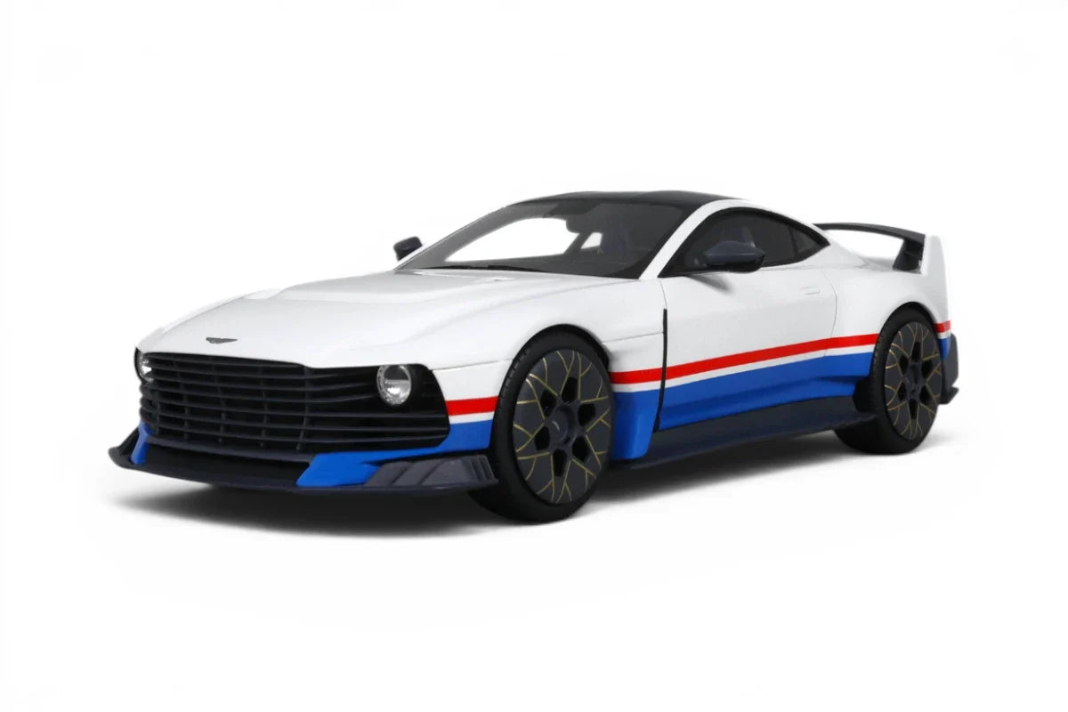 GT Spirit 2024 Aston Martin Valiant V12 Zenith White, Blue 1:18